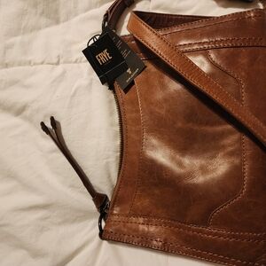 Frye Brown Leather Crossbody Bag